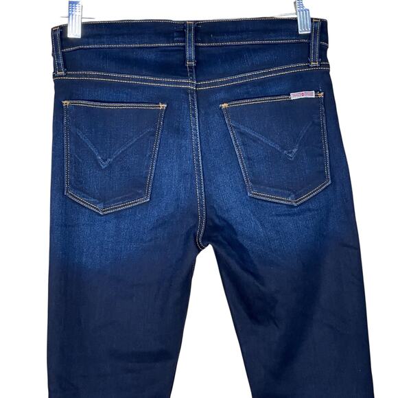 Hudson Women’s Nico Mid-Rise Super Skinny Dark Wash Jeans Size 27 EUC - Picture 5 of 11